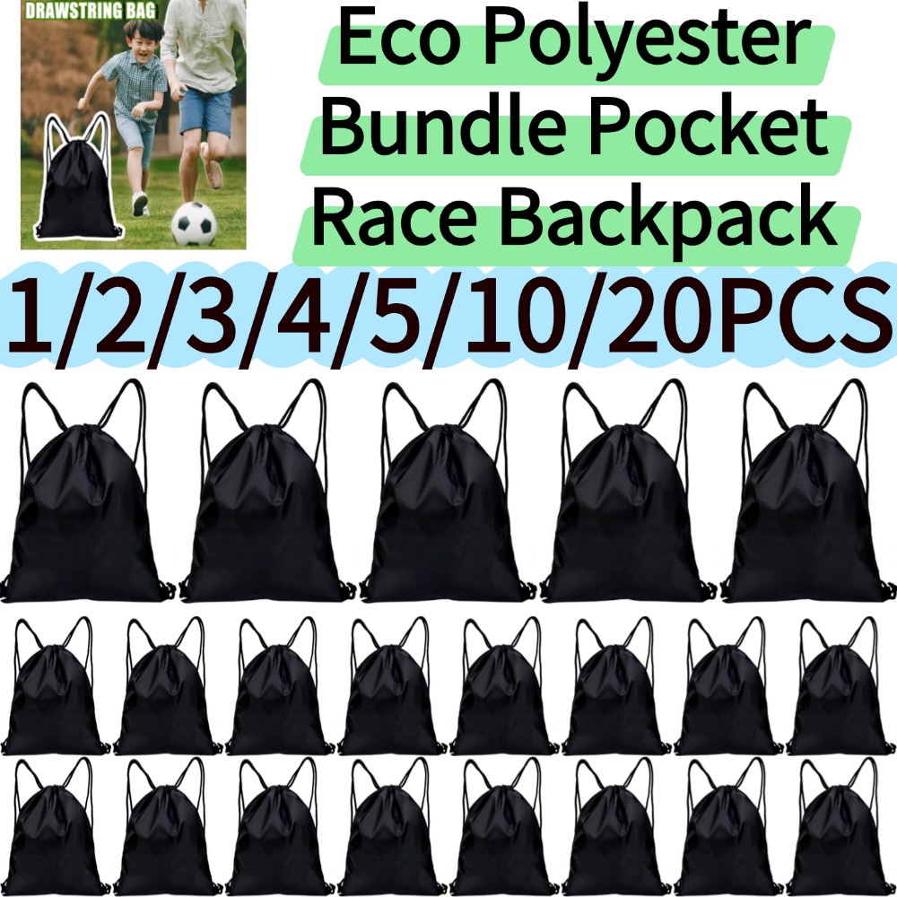 Sack Race Bag - Paquete de 1-20 mochilas de bolsillo