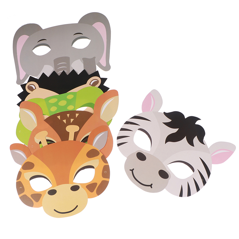 Juego de máscaras de animales  - Zoo Party Games reseña y precio