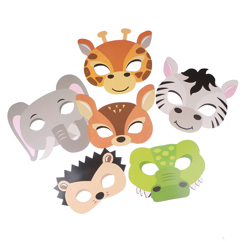 Juego de máscaras de animales  - Zoo Party Games reseña y precio