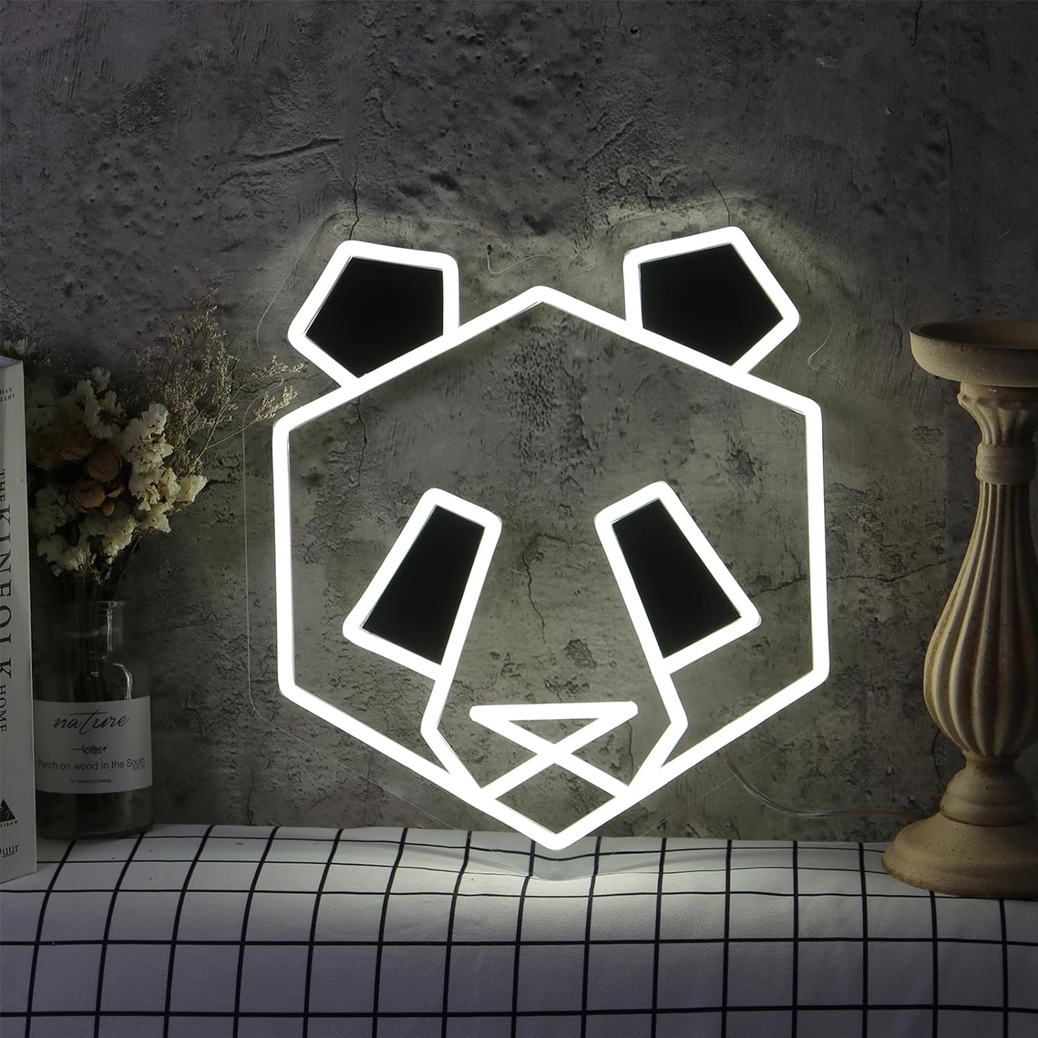 Letrero de neón de Panda, letr - Zoo Party Games reseña y precio