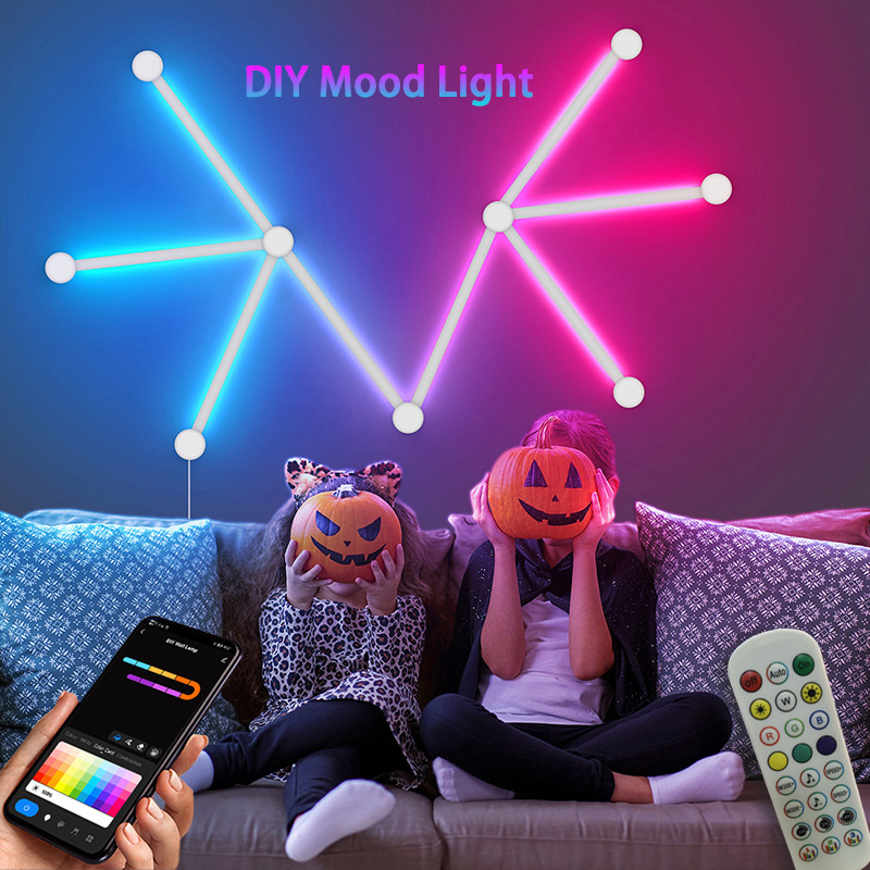 Lámpara de pared RGB inteligen - Party Games Switch reseña y precio