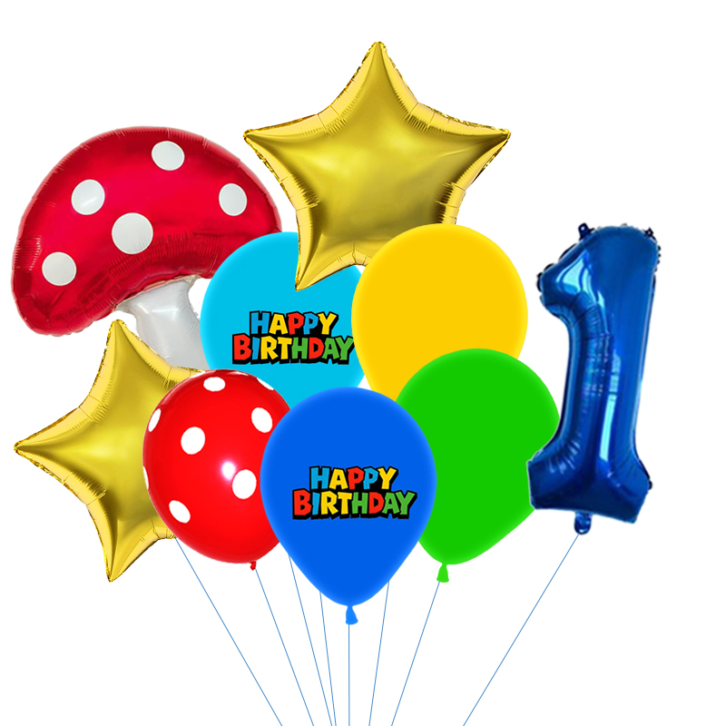 Globos de Estrella de Hongo Ro - Party Games Mario reseña y precio