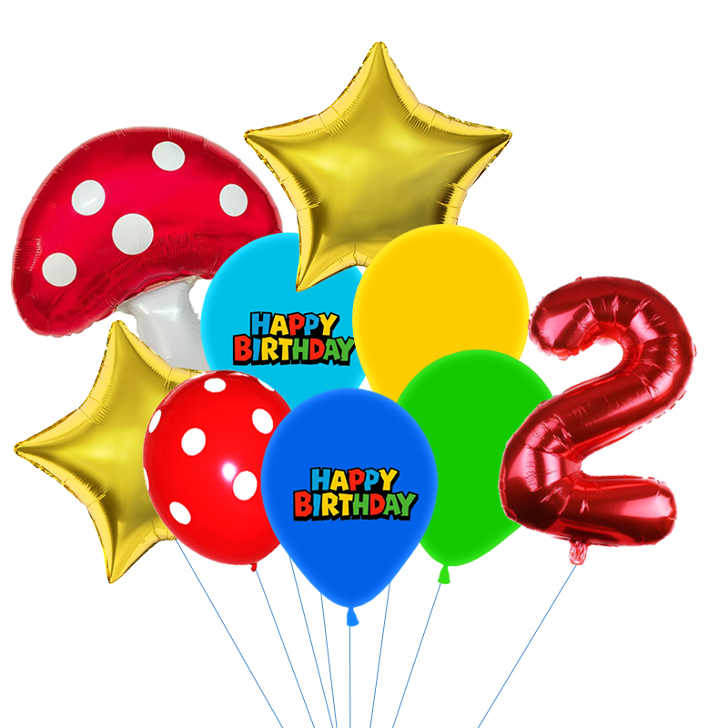 Globos de Estrella de Hongo Ro - Party Games Mario reseña y precio