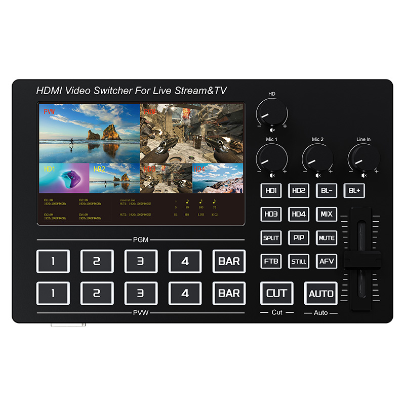 Mezclador de Video HDMI de 4 C - Party Games Switch reseña y precio
