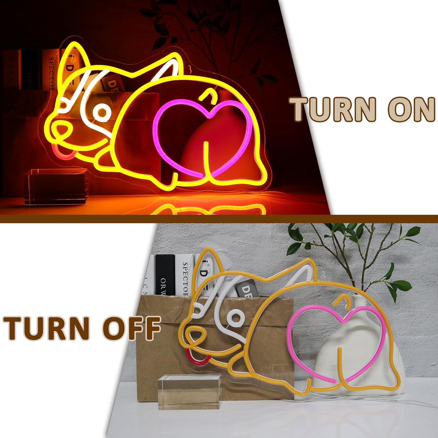 Letrero de neón para perro Cor - Zoo Party Games reseña y precio